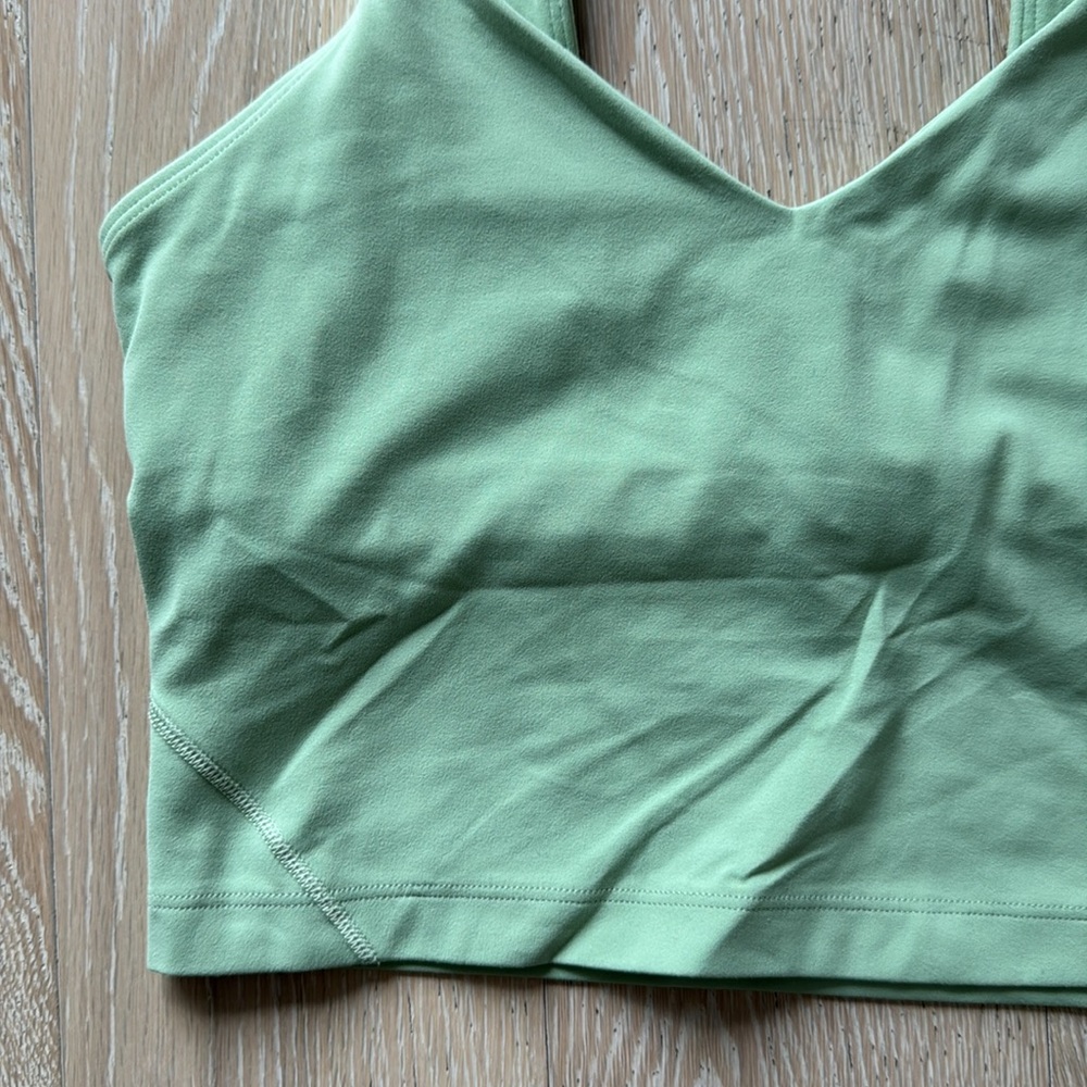 Lululemon Align Creamy Mint Built-in Bra Tank Top Sz 6 - Picture 2 of 7